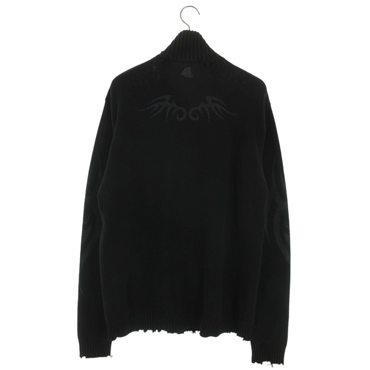 Balenciaga Y2K Zip Up Cardigan Tribal Damage — view 2
