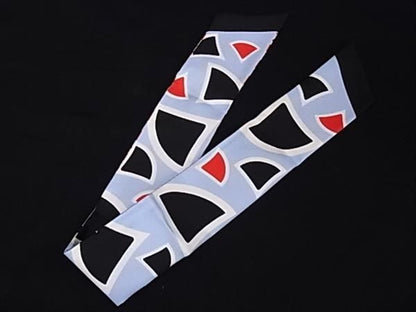 Bvlgari Bulgari Serpenti Silk Tulle Ribbon Scarf Ring Scarf Light Blue Gold