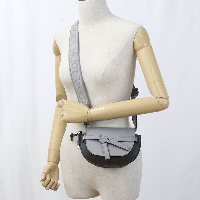 Loewe Gate Dual Mini Crossbody Shoulder Bag Calf Womens