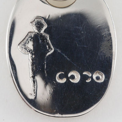 Chanel Icon NO.5 Clover Snake Chain Silver 925 Ladies 12.1g Necklace