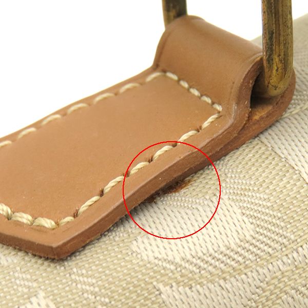 Christian Dior 2way Bag Trotter 2way Handbag Canvas Leather Beige Gold Hardware