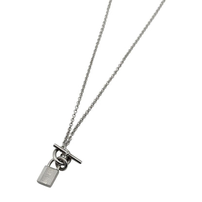 Hermes Kelly Cadena Necklace Pendant Silver
