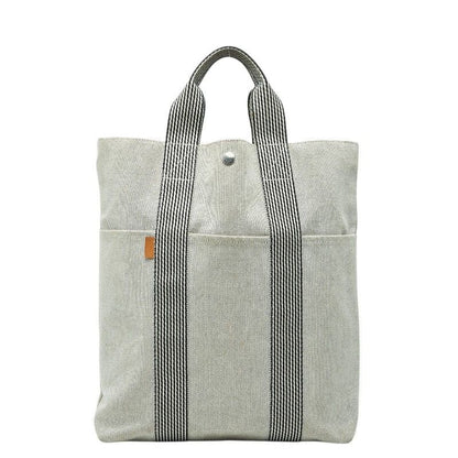 Hermes New Fourre Tout Gray Canvas