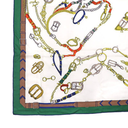 Hermes Carre 140 Chevaux Dechaines Scarf Cashmere Silk Cashmere