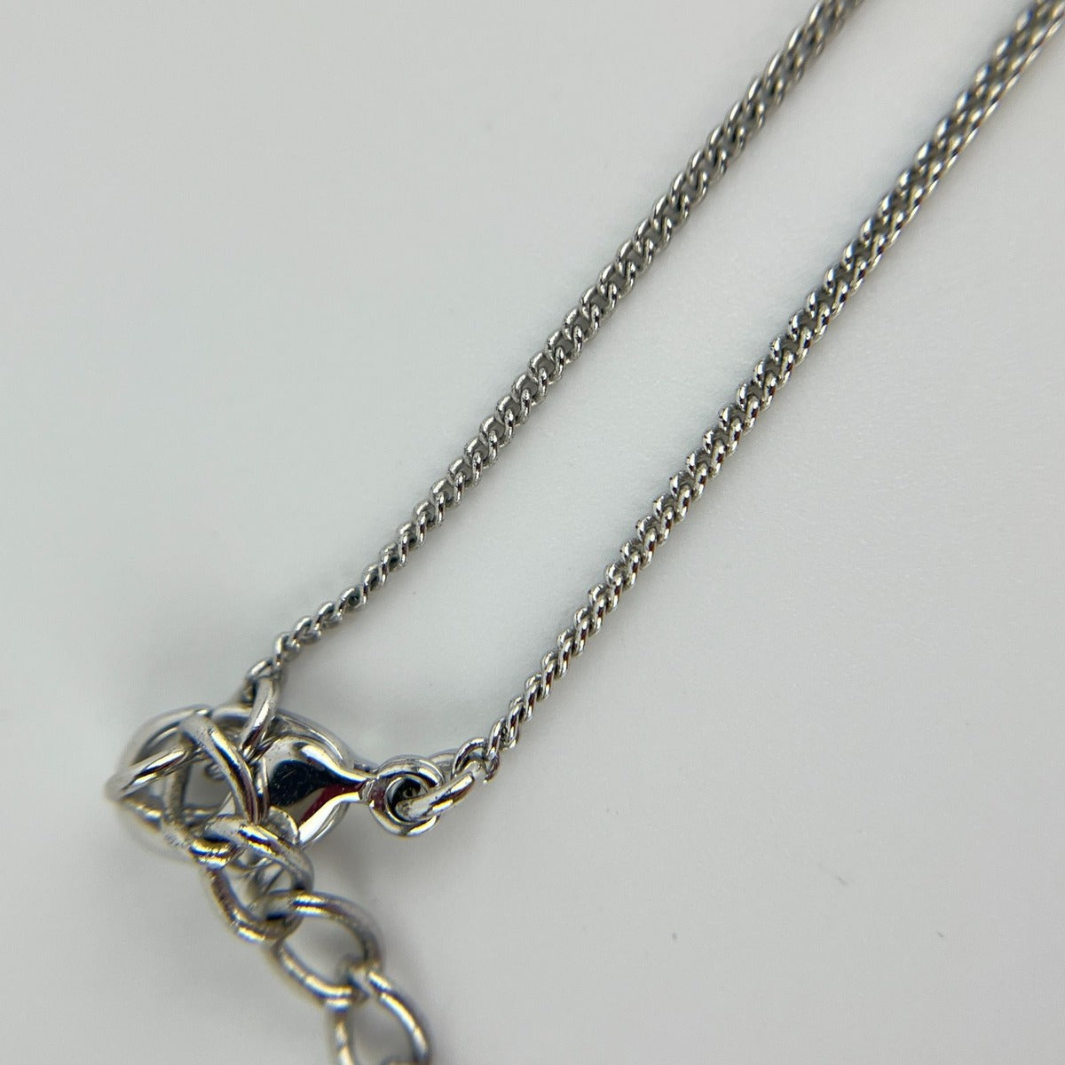 Dior Necklace Pendant Logo Silver Vintage — view 8