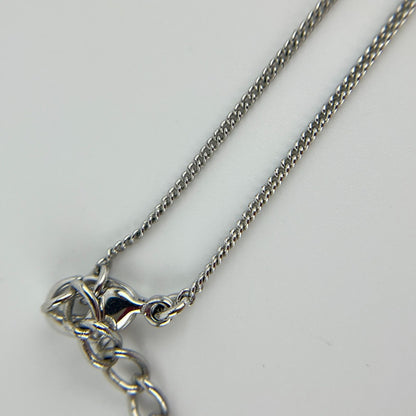 Dior Necklace Pendant Logo Silver Vintage — view 8