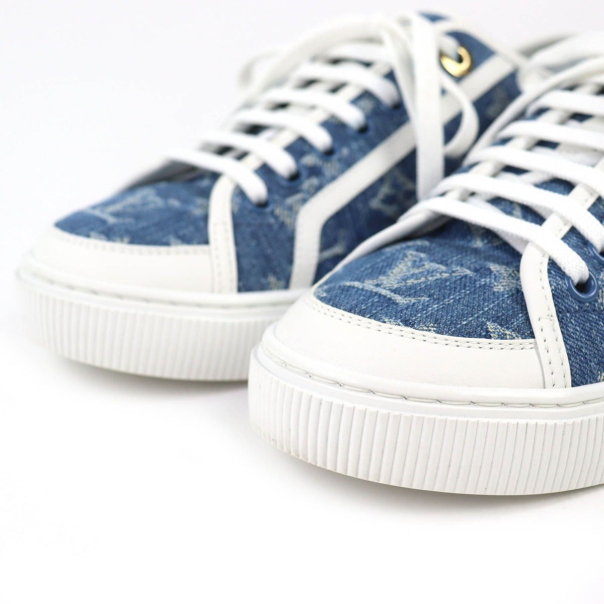 Louis Vuitton LV Rag-n-sneakers Monogram Denim Low Cut Sneakers — view 5