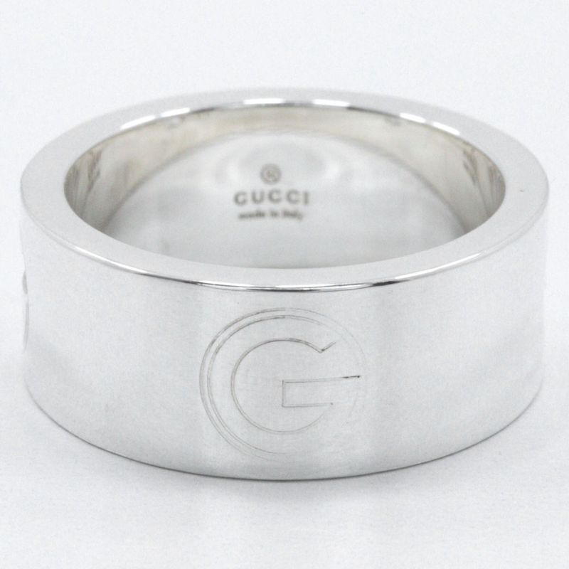 Gucci G Logo Silver 925 Size 12.5 Ladies 8.5g Ring