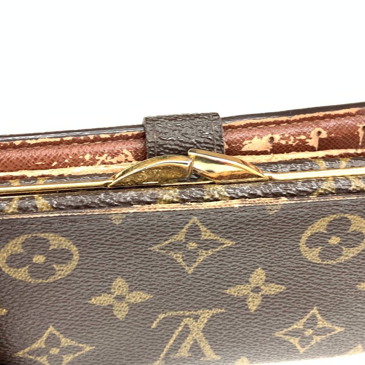 Louis Vuitton Monogram Portefeuille Viennois Short Wallet M61674 Brown