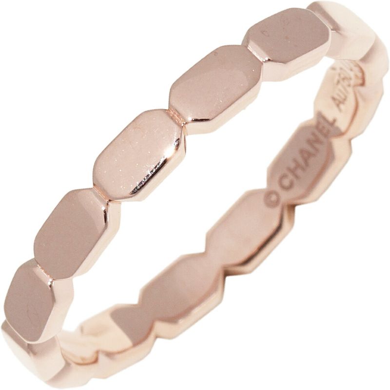 Chanel 18K Pink Gold Premiere Promes Wedding Ring