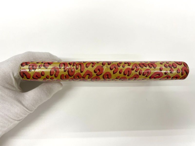 Louis Vuitton Vernis Zippy Wallet Leopard M91476 Bronze Colailles Made In Spain