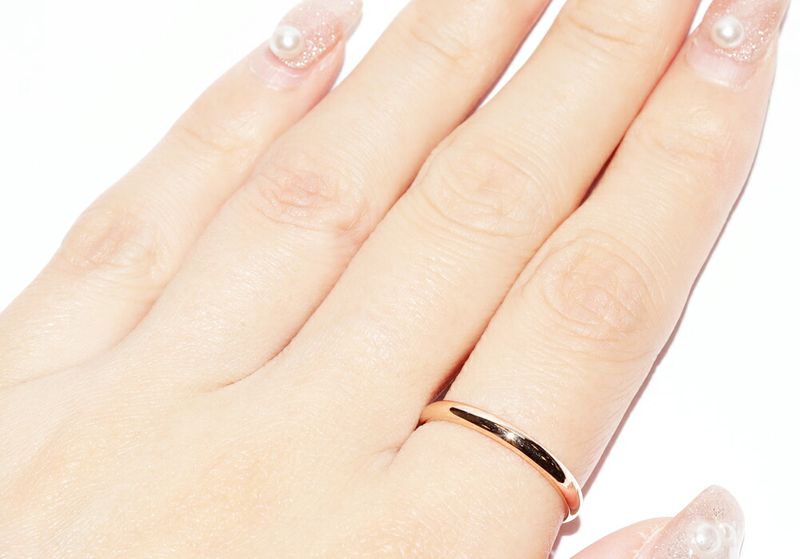 Cartier Ring 18K Pink Gold Classic Wedding Ring 1895 Wedding Ring Width 25mm