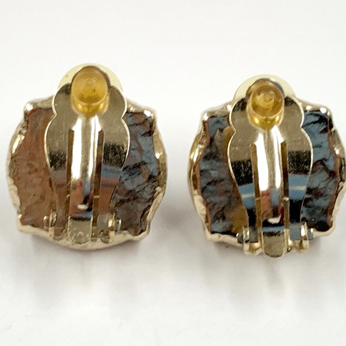 Chanel Cocomark Pearl Earring Accessories Gold X White