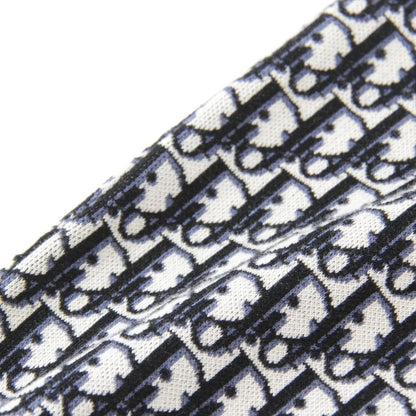 Christian Dior Oblique Size M Polo Shirt Cotton Men's Knit Navy Hi-brand