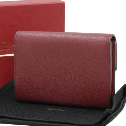 Cartier Current Saleitem C De Cartier Leather Bifold Wallet With Box