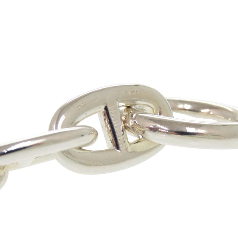 Hermes Chaine D'ancre TGM 11 Frames Silver 925 Bracelet 1502 Hermes
