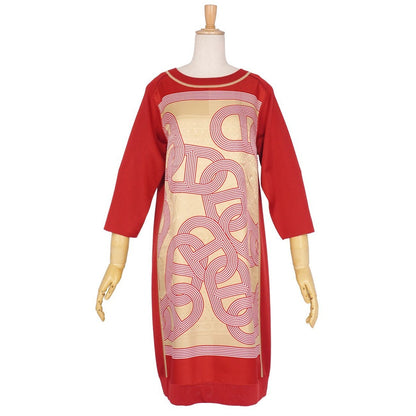 Hermes Dress 3/4 Sleeve Silk Cut Replacement Knit — view 2