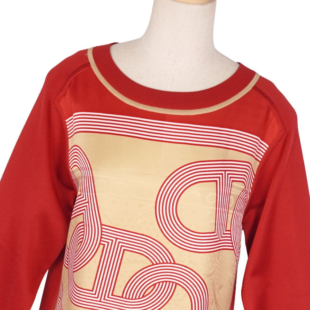 Hermes Dress 3/4 Sleeve Silk Cut Replacement Knit — view 3