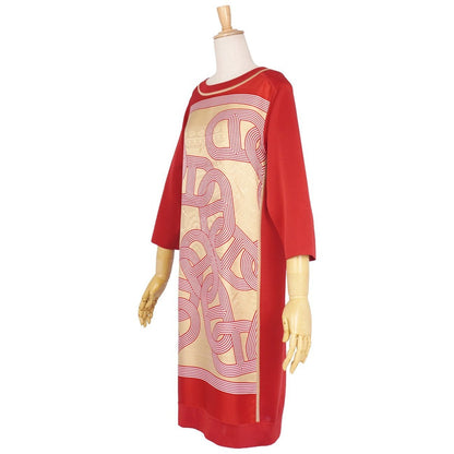 Hermes Dress 3/4 Sleeve Silk Cut Replacement Knit — view 4