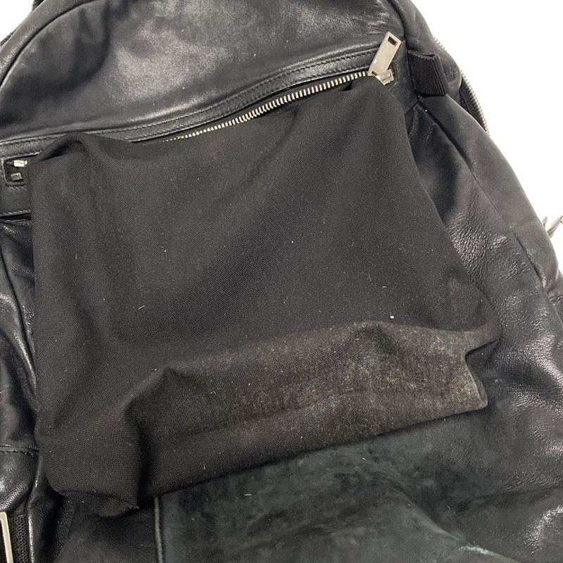 Saint Laurent Paris Backpack Sac - 649765 Black Leather