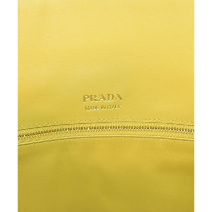 Prada Tote Leather Yellow — view 4