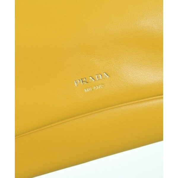 Prada Tote Leather Yellow — view 9