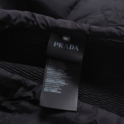 Prada Down Jacket Size 42 Triangle Logo Triangle Logo Plate Outerwear Nylon