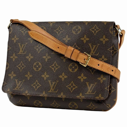 Louis Vuitton Musette Tango Short Shoulder Bag Monogram Brown