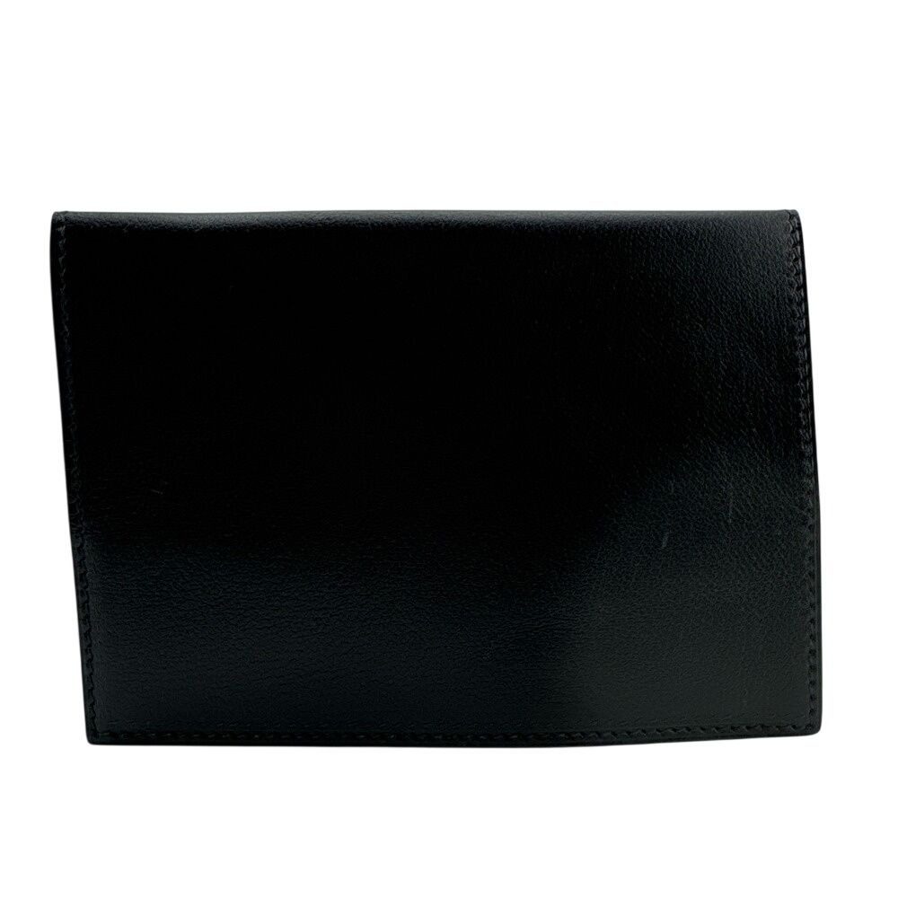 Hermes Passport Case Magellan Mc2 Leather Card Black