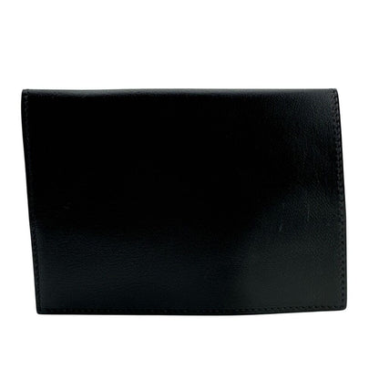 Hermes Passport Case Magellan Mc2 Leather Card Black