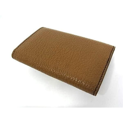 Bvlgari Leather 6-ring Key Case Brown Fl1785 — view 2