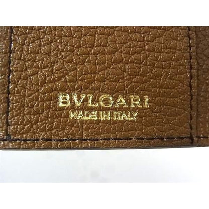 Bvlgari Leather 6-ring Key Case Brown Fl1785 — view 4