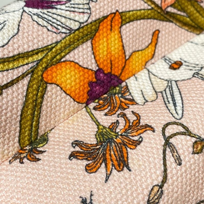Gucci Pouch Flora 577355 Pink×orange×multi Limited Edition Leather
