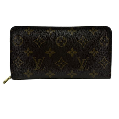 Louis Vuitton Round Zip Porte Monnaie Long Wallet Brown