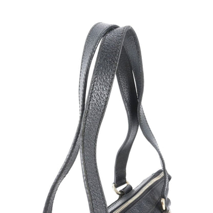 Gucci GG Canvas Leather Handbag Tote Black — view 2