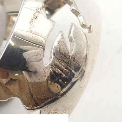 Hermes Bangle Sea Motif Silver Bracelet — view 7