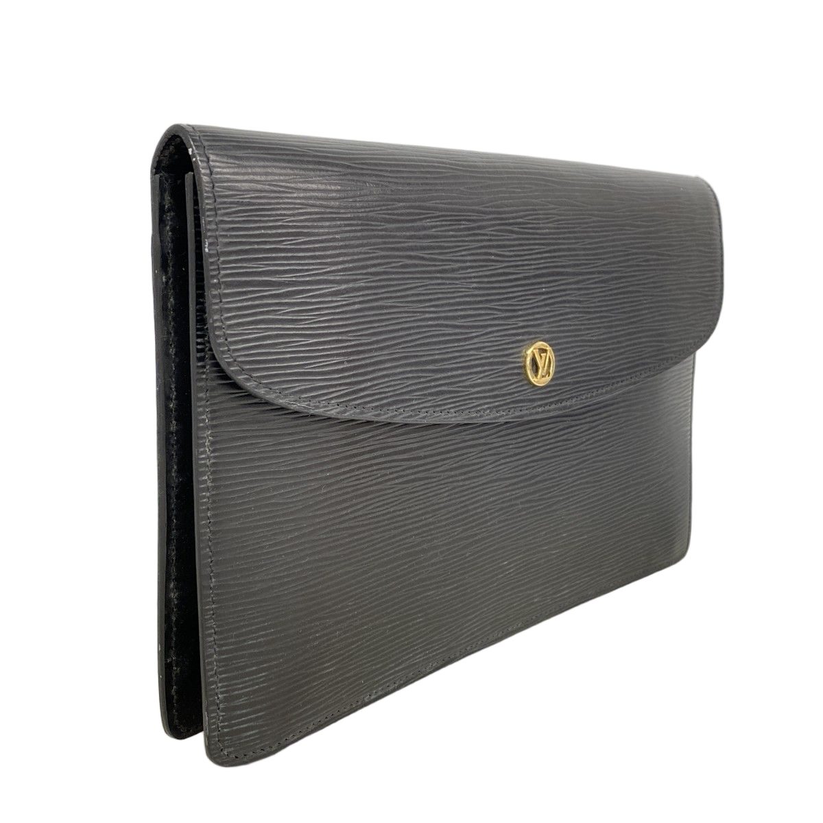 Louis Vuitton Clutch Epi Montaigne 27 Noir — view 2
