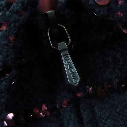 CHANEL 00A P16208 Wool PVC Sequined Tweed Setup With Coco Mark On Left Cuff