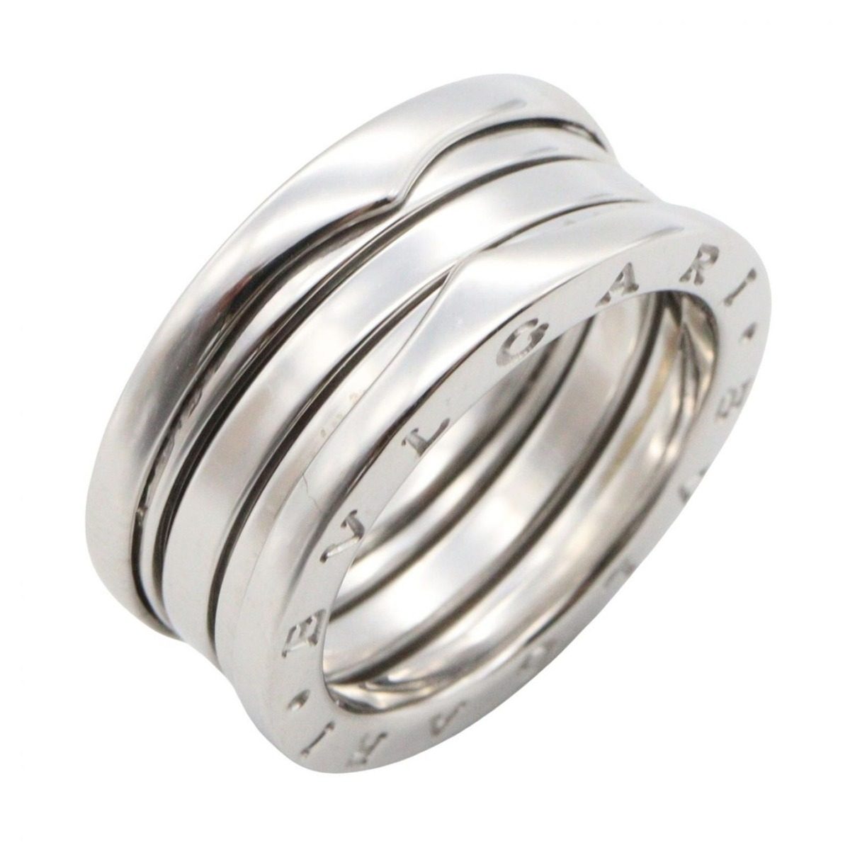 Bvlgari Ring B-zero One Band 18k White Gold