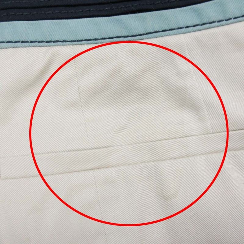 Good Prada 2014 Slacks Tapered Pants Cotton Bottoms Waistline Made In Italy 38