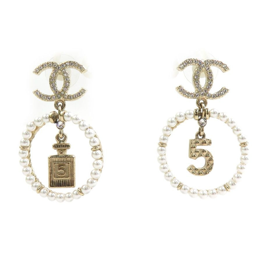 Chanel Earrings White