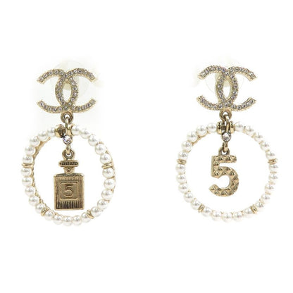 Chanel Earrings White
