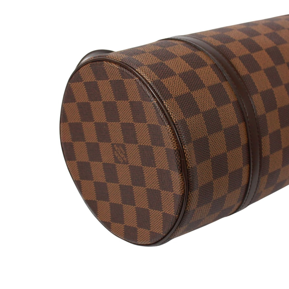 Louis Vuitton Papillon 30 Damier Ebene Leather Brown Handbag — view 6