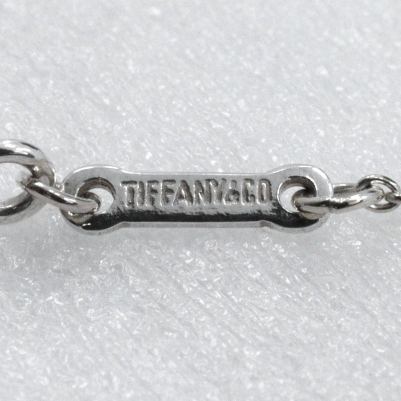 Tiffany & Co Open Teardrop Elsa Peretti 925 Silver Ladies 2.7g Necklace