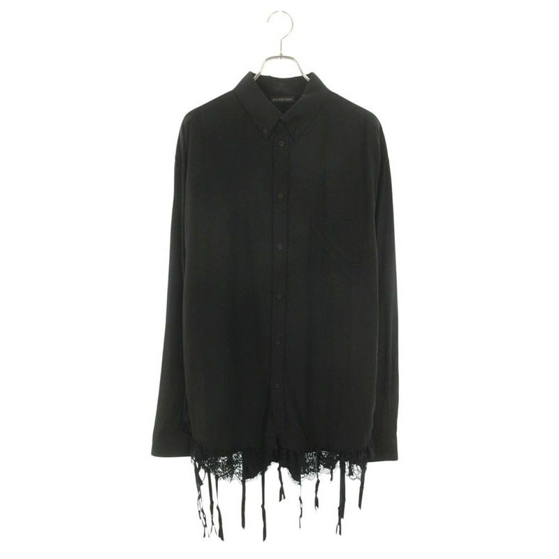 Balenciaga Lace Shirt Black