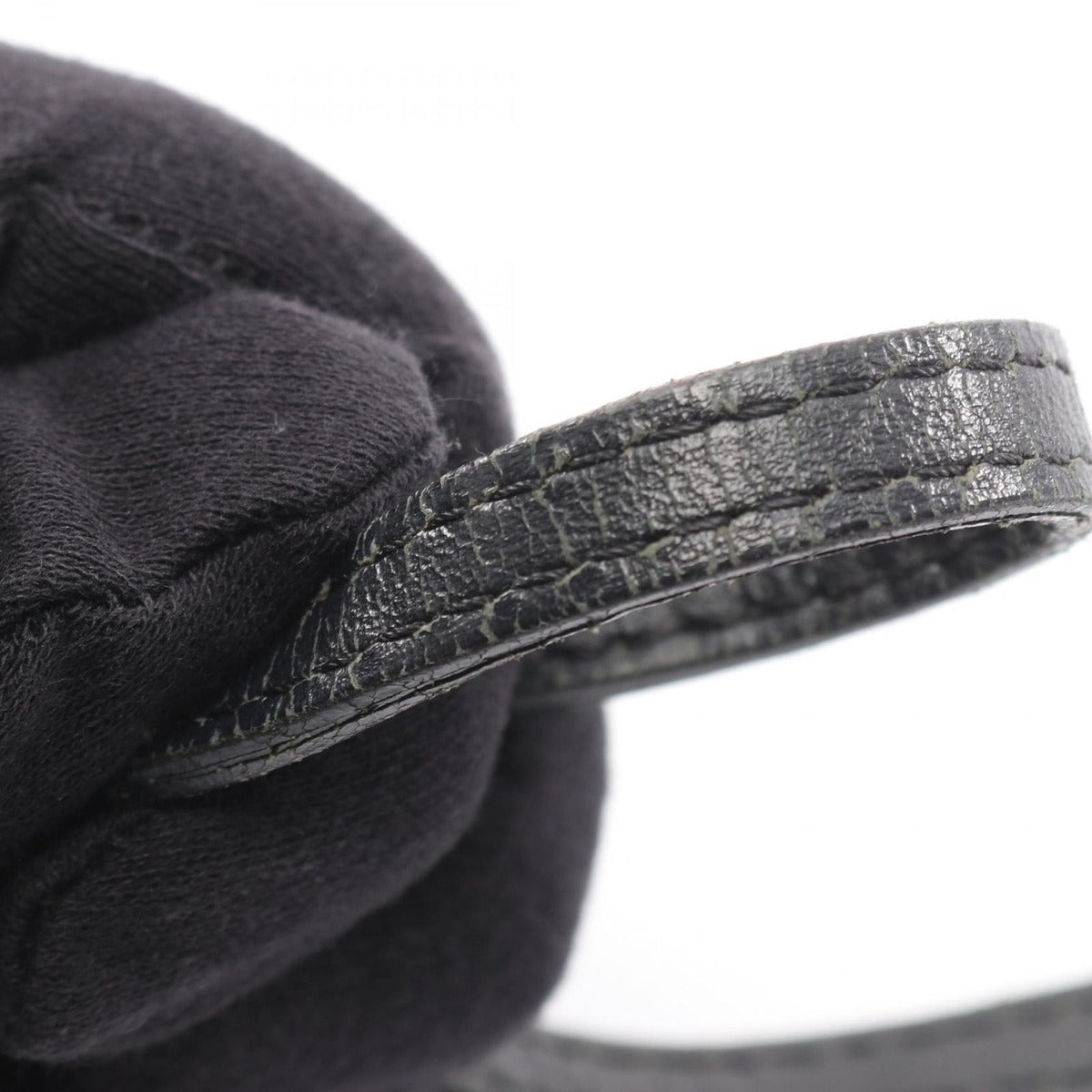 Fendi Shoulder Bag Zucchino Black Canvas Leather B — view 10