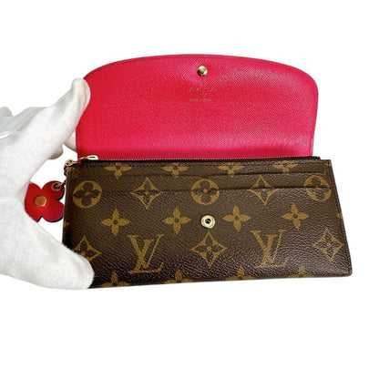 Louis Vuitton M64202 Monogram Portefeuille Emilie Long Wallet Louis Vuitton