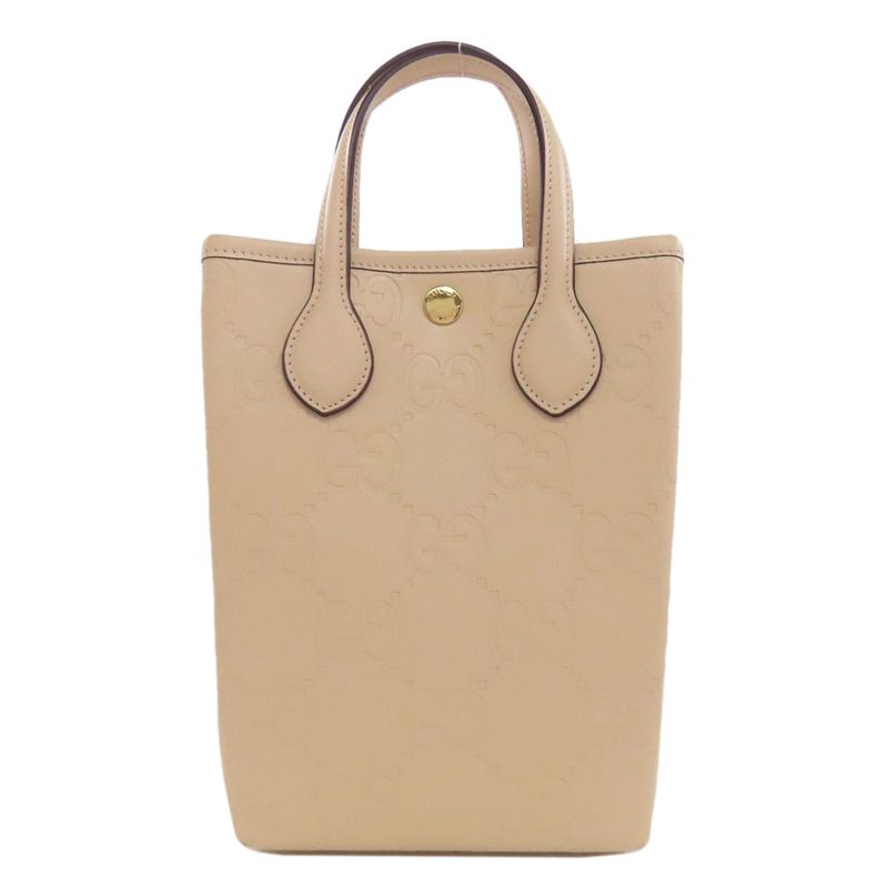 Gucci 790133 GG Super Mini Bag Handbag PVC Ladies