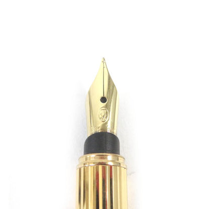 Cartier Nib 18k Lacquer F Nib Trinity Allover Cap Fountain Pen Stationery