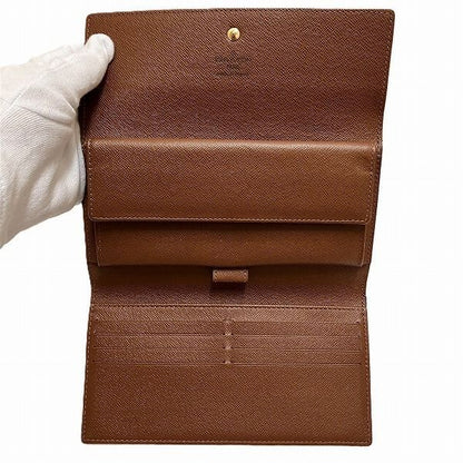 Louis Vuitton Monogram Portefeuille International M61217 Long Wallet Trifold